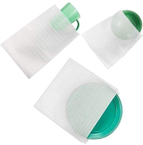  enKo Foam Wrap Roll (1-Roll) 12 Wide x 600 Length (Inch) Foam  Wrap Roll Cushioning Moving Supplies Protect Glasses, China, Dishes for  Shipping Storing Packing with 20 Fragile Stickers Labels 